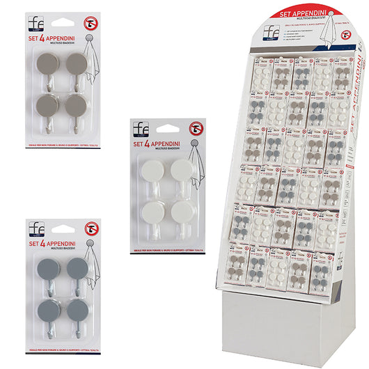 SET 4 APPENDINI BIADESIVI MULTIUSO