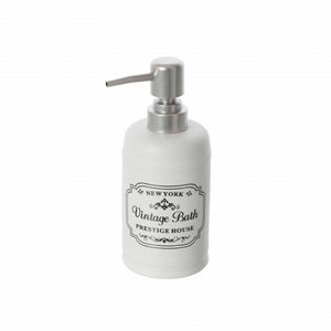 DISPENSER SAPONE BIANCO IN CERAMICA