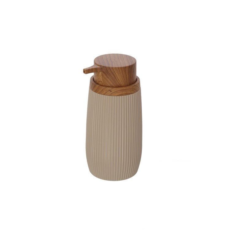 DISPENSER SAPONE LONDON BEIGE / LEGNO.