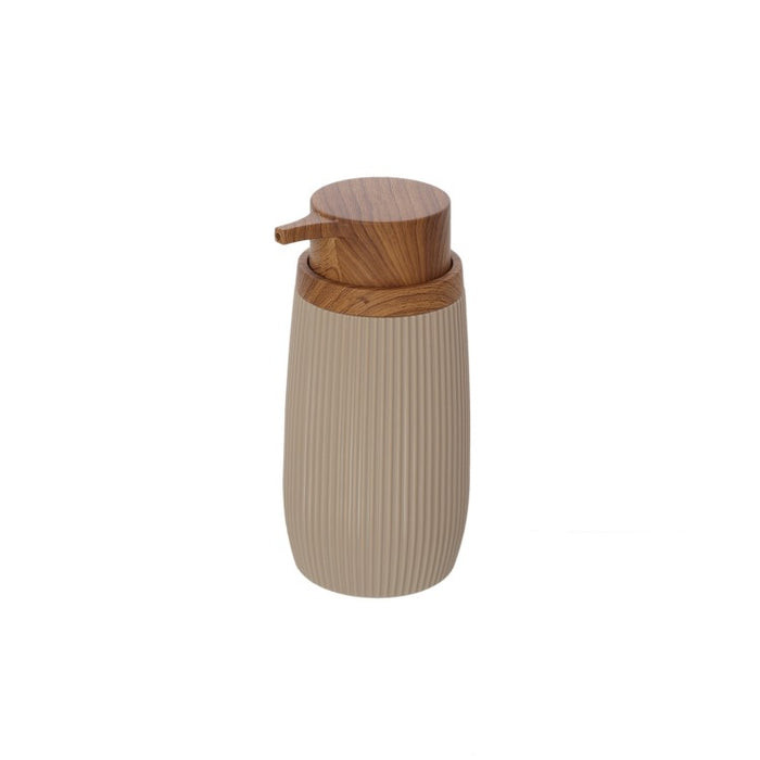 DISPENSER SAPONE LONDON BEIGE / LEGNO.
