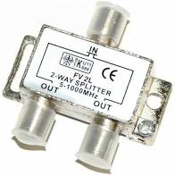 DIVISORE DI SEGNALI TV/DVB 1 INGRESSO E 2 USCITE