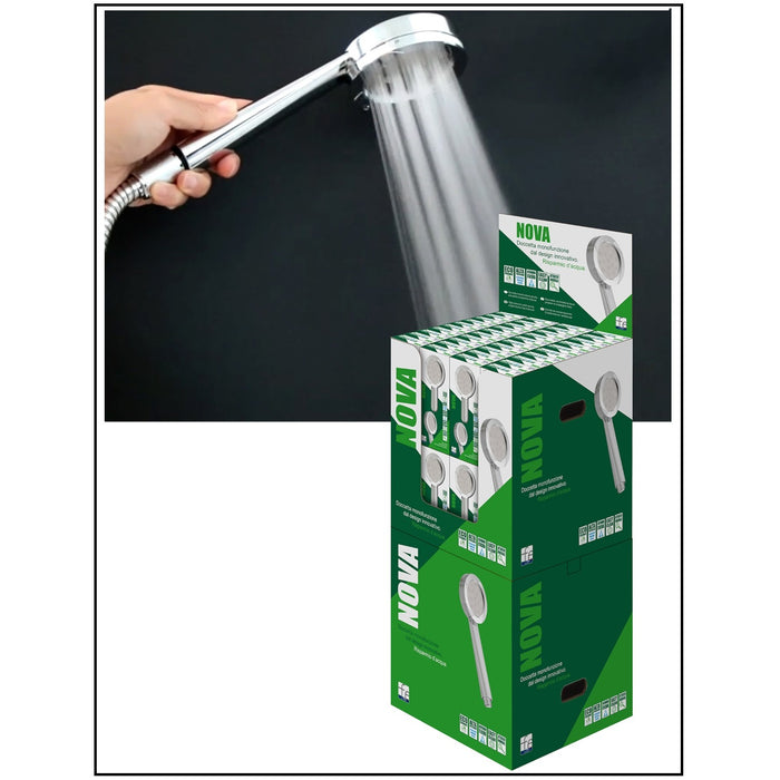 DOCCETTA NOVA 1 GETTO ALTA PRESSIONE IN ABS CROMO