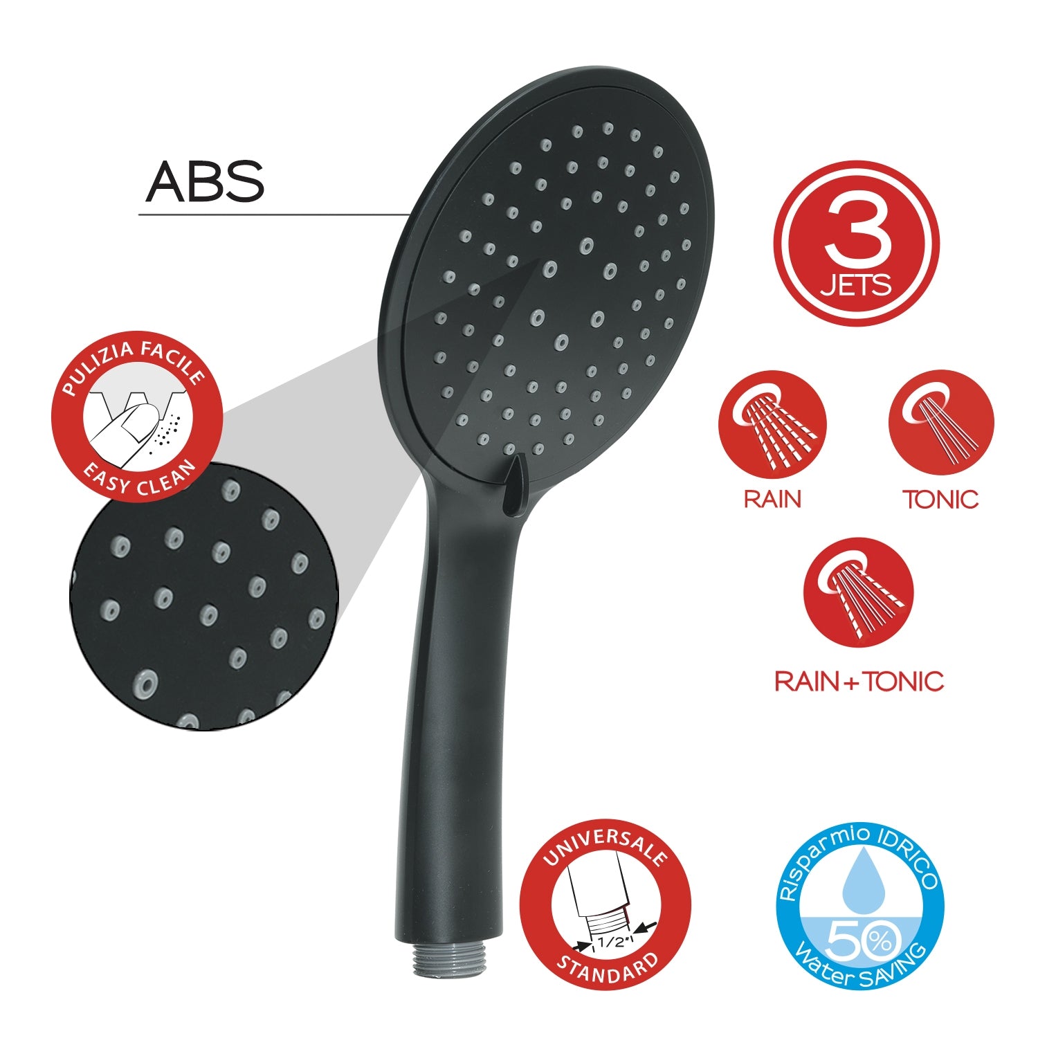 DOCCETTA TECH 13 3 GETTI NERO.