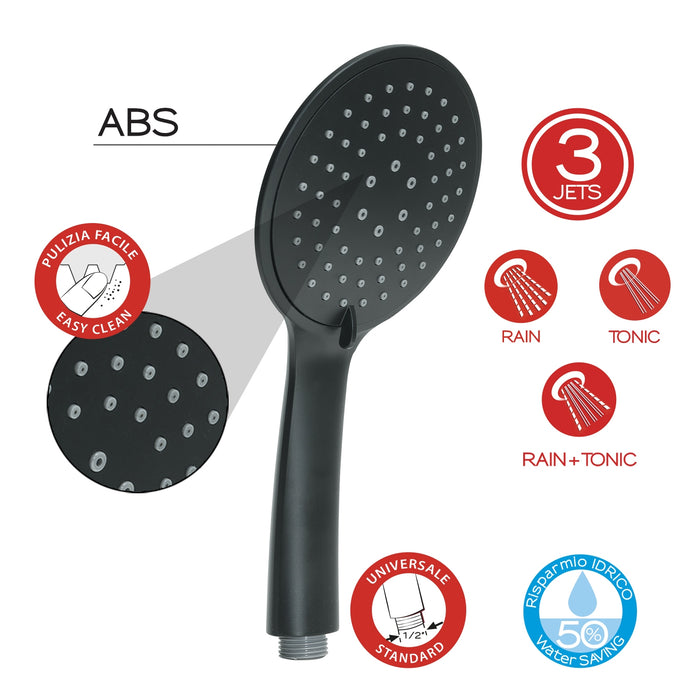 DOCCETTA TECH 13 3 GETTI NERO.