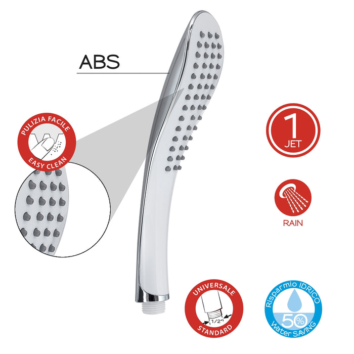 DOCCETTA TENDENCE 02 1 GETTO BIANCO / CROMO.