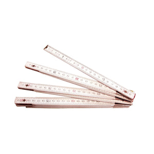 DOPPIOMETRO PLASTICA BIANCO / GIALLO