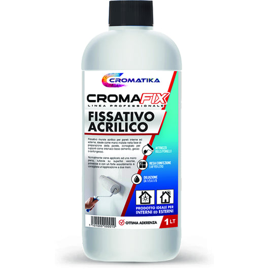 FISSATIVO ACRILICO CROMAFIX 1L ALL'ACQUA PER INTER