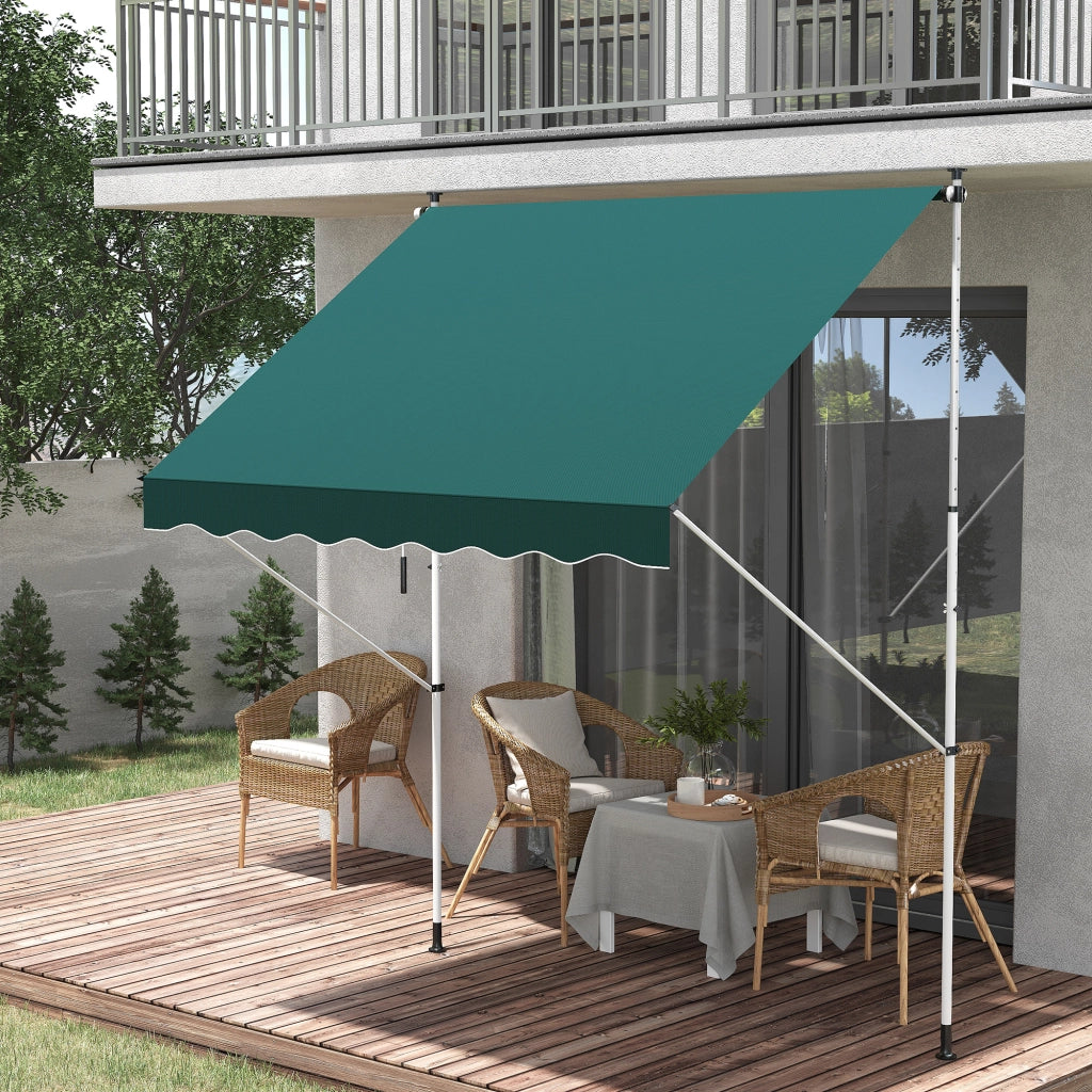 Tenda da Sole da Giardino ¨C Zephmum ¨C Verde 2x1.5m