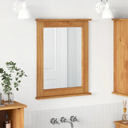 Specchio Rettangolare VIGO Marrone miele 55,5 x 5 x 70 cm 4019125