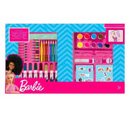 Trade Shop - Valigetta Con Colori Acquerelli Barbie Set Per Colorare Gioco Per Bimbe 52 Pezzi -