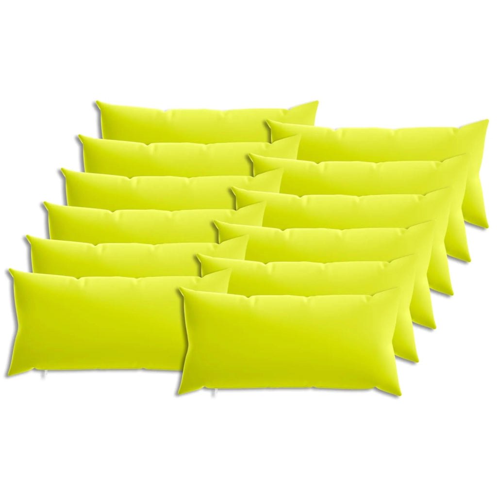 Federa 12 pcs HEERLEN Verde brillante. 40 x 80 cm Poliestere 910014