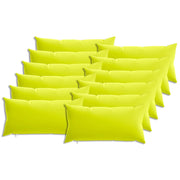 Federa 12 pcs HEERLEN Verde brillante. 40 x 80 cm Poliestere 910014