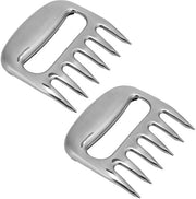 Fendine per carne - Fendine per carne da griglia - Materiale in acciaio inossidabile resistente - 2 pezzi - Fork per carne - Ideale per la grigliata - 6 appendici