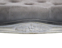 Panca Misty in Velluto Taupe 110x36x47 h cm in Legno Tortora