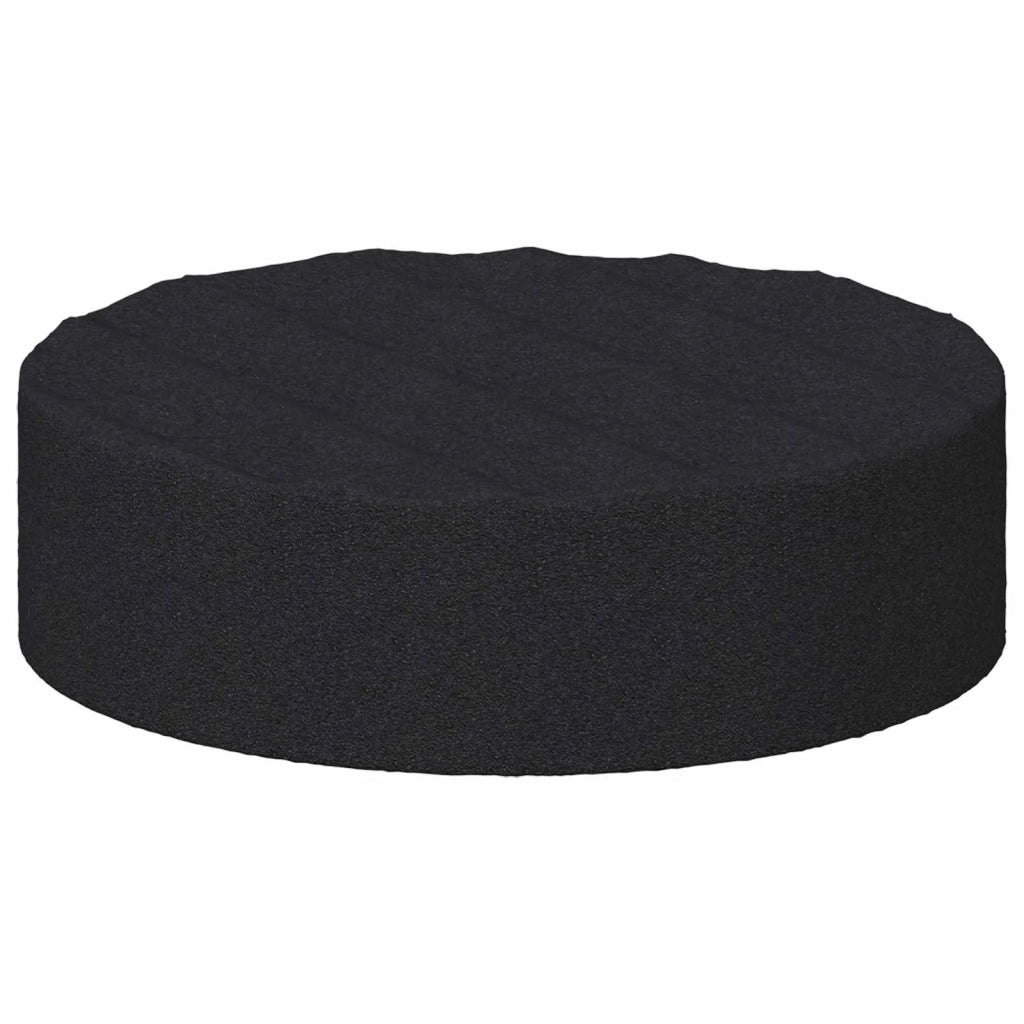 Pannelli per Piedi di Mobili 2 pcs Nero Ø 14 x 4 mm EVA 864826