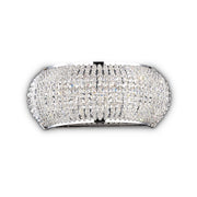 Applique Contemporanea Pasha' Metallo-Cristallo Cromo 3 Luci G9 3W 3000K