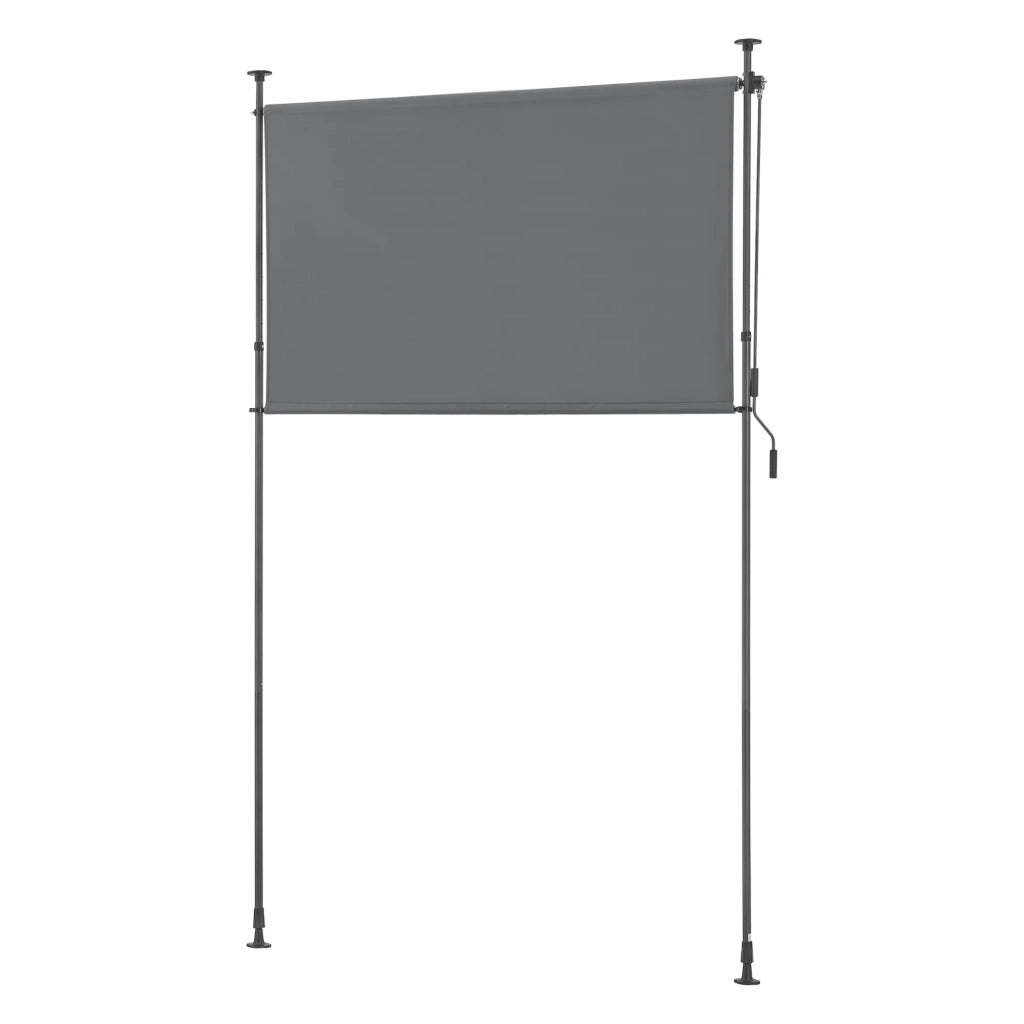 Tenda da esterno con aste telescopiche senza forare 184 x 270 x 310 cm grigio scuro 03_0006569