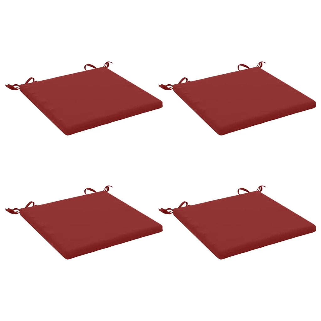 Cuscini per Sedia in 4 Pezzi SOEST 4 pz 100% Poliestere 944526