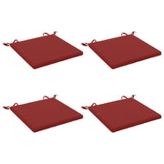 Cuscini per Sedia in 4 Pezzi SOEST 4 pz 100% Poliestere 944526