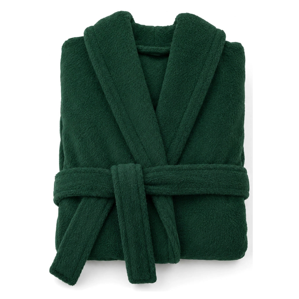 Satoka, Accappatoio 100% Cotone con Cappuccio, Verde