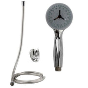 Trade Shop - Kit Doccetta Doccino Soffione Doccia Tondo Con Laccio 1,8mt Staffa 69294 Bagno -