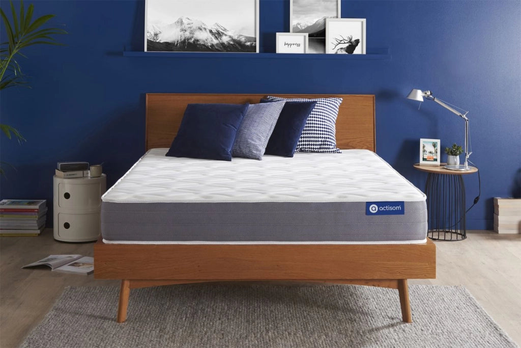Materasso Actiflex dream 130x190cm - Spessore : 22cm - Molle insacchettate e memory foam - Moderatamente rigido