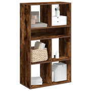 Libreria Rovere Fumo 66x31x112 cm in Legno Multistrato 860305