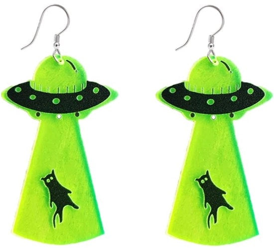 Orecchini Fluorescenti - Acquario Orecchini - Tema Halloween - Orecchini a Pendente - Gioielli Ipoadrenali - Regalo Ideale