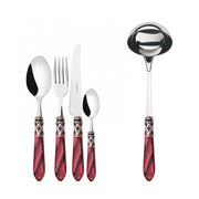 ALADDIN Ghiera Argento Anticato, Posate Set 49 Pz, Scatola