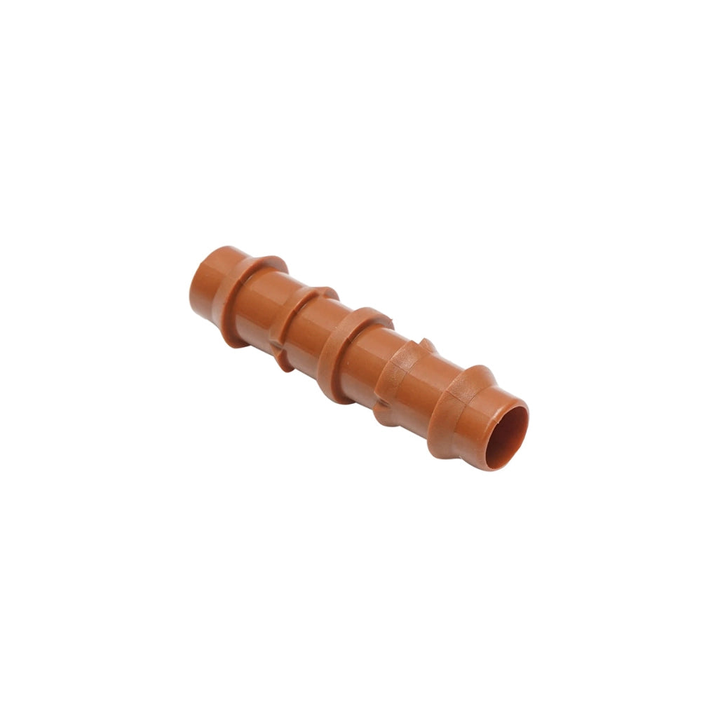 Raccordo per tubo di gocciolamento D16x16mm per sistemi di irrigazione