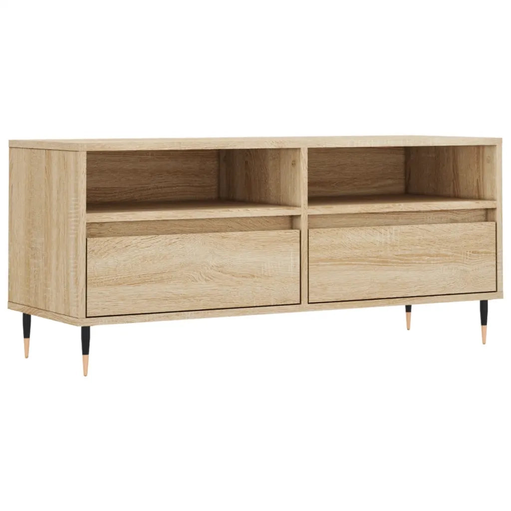 Mobile TV-Credenza per TV-Console TV Rovere Sonoma 100x34,5x44,5 cm in Legno Multistrato 968602