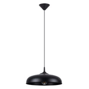 Lampada a cupola Crimson Gina Bianco opaco Acciaio nero 38x74cm E27 Max 15W LED