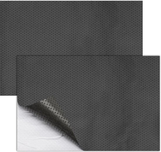 Riparazione con Adesivo Autoattacco 40 x 60 cm - 2 Pezzi - Pelle Artificiale - Kit di Riparazione con Pelle - Per Divani/ Sedili Auto - Funzione di Utilizzo Facile - Kit di Riparazione con Pelle