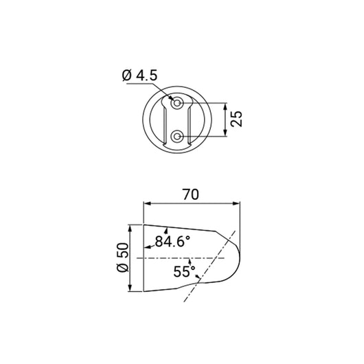 FORCELLA PORTADOCCIA CON ATTACCO CONICO