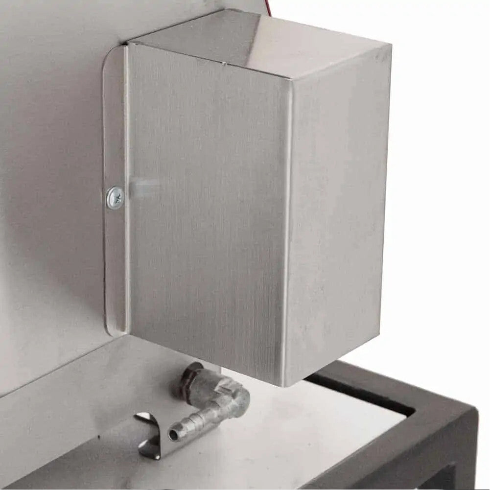 FORNO A GAS CLEMENTINO 7KW 70X48XH81CM CON TETTO IN ACCIAIO INOX