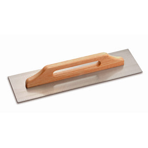 FRATTONE 2 MANI ACCIAIO 14X50CM MANICO LEGNO