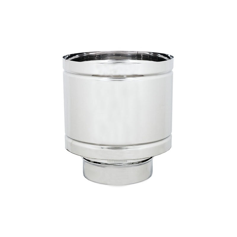 FUMAIOLO 4 VENTI D.100MM INOX CON BASE TONDA