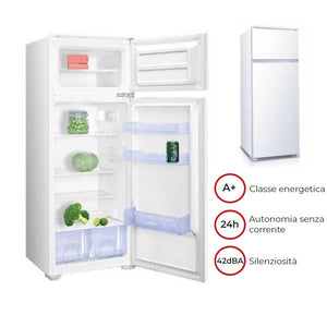 FRIGORIFERO DOPPIA PORTA 54X54XH145CM 208L CLASSE