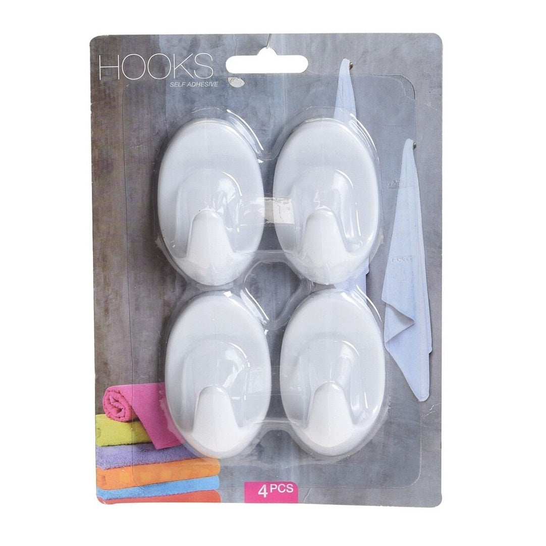 GANCI ADESIVI IN 4 MISURE IN PLASTICA