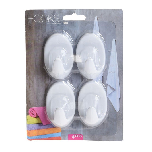 GANCI ADESIVI IN 4 MISURE IN PLASTICA