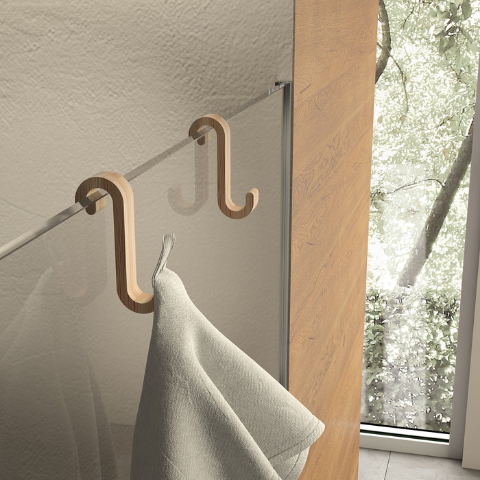 GANCIO APPENDIABITI MERLINO 3X6XH13CM BAMBU.