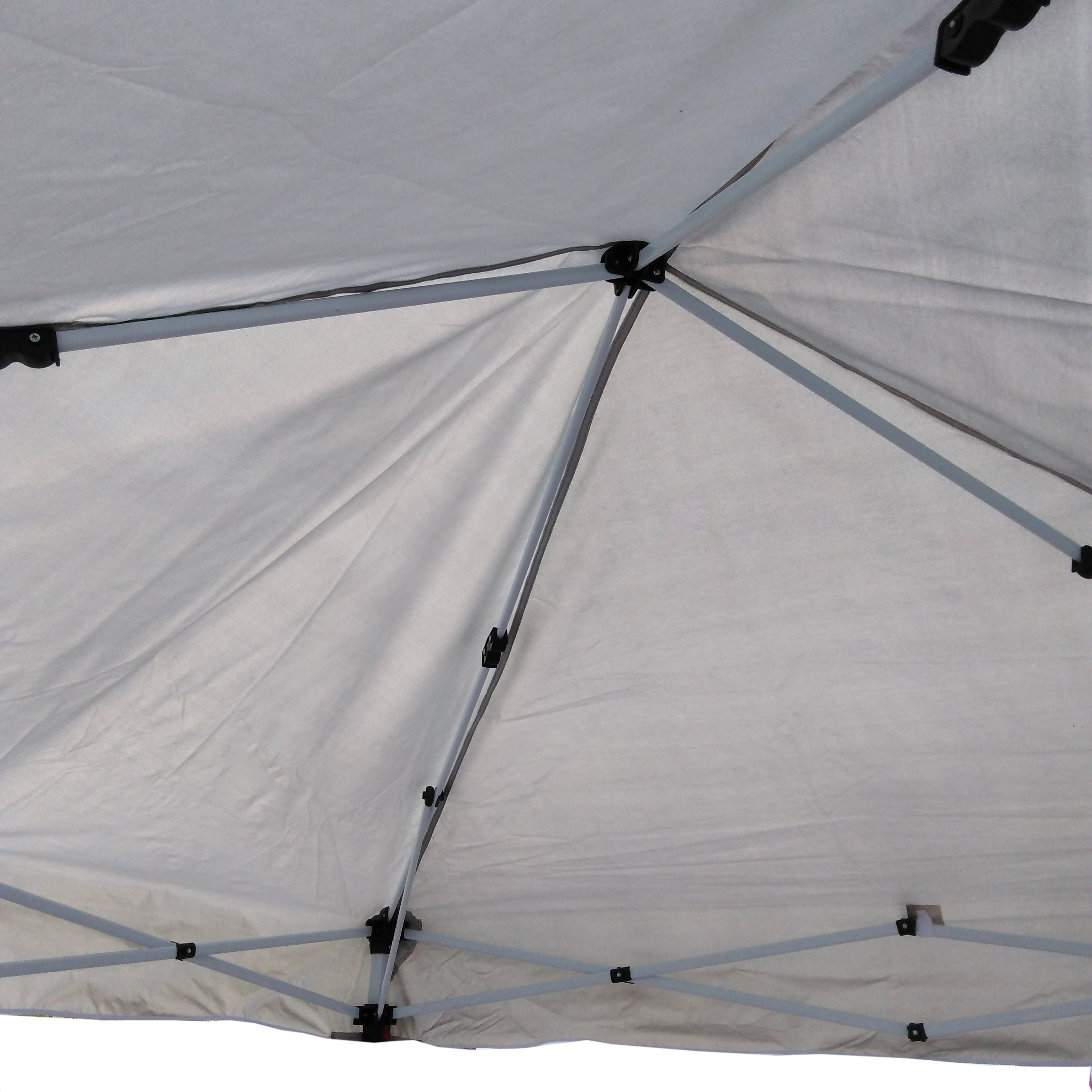 GAZEBO ASTONE 2X2M PIEGHEVOLE BEIGE E BIANCO