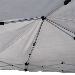 GAZEBO ASTONE 2X2M PIEGHEVOLE BEIGE E BIANCO