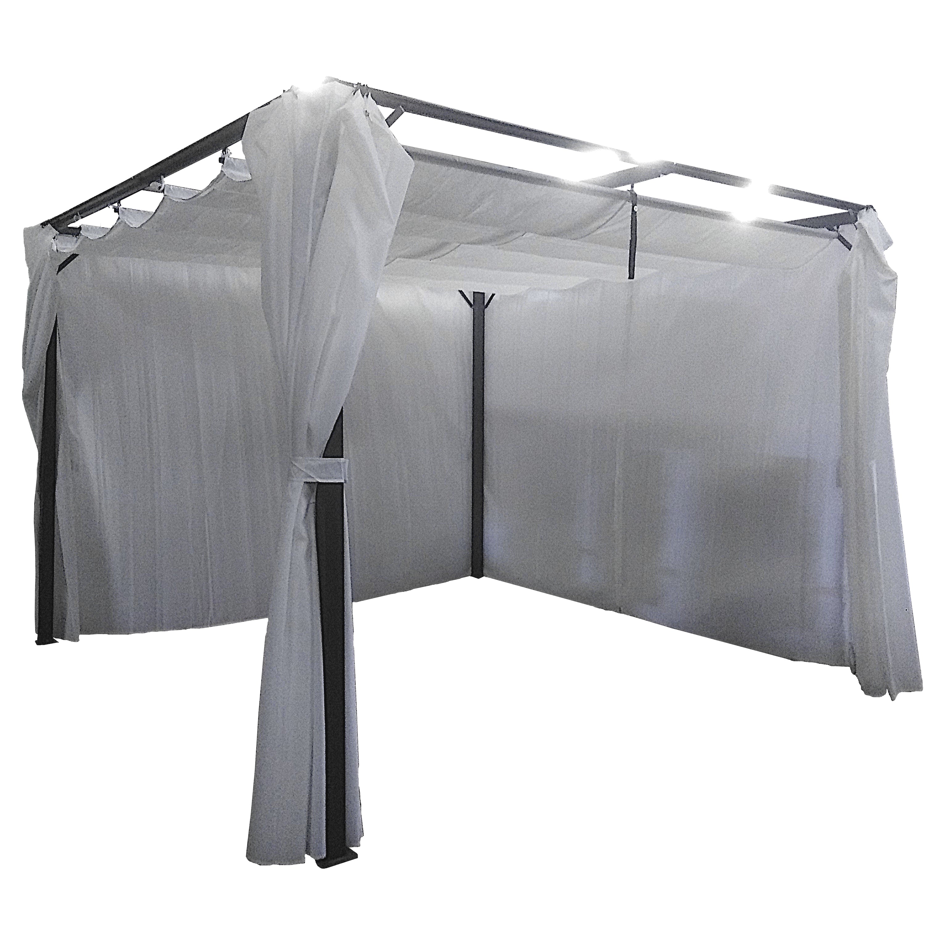 GAZEBO PERGOLA SCORREVOLE PLATONE MT 3X3 STRUTTURA