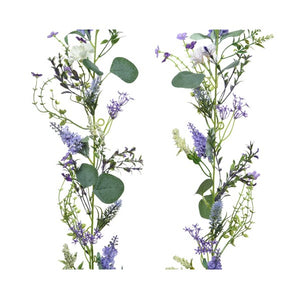 GHIRLANDA LAVANDA 8X8XH180CM IN 2 COLORI