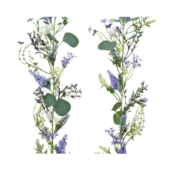GHIRLANDA LAVANDA 8X8XH180CM IN 2 COLORI