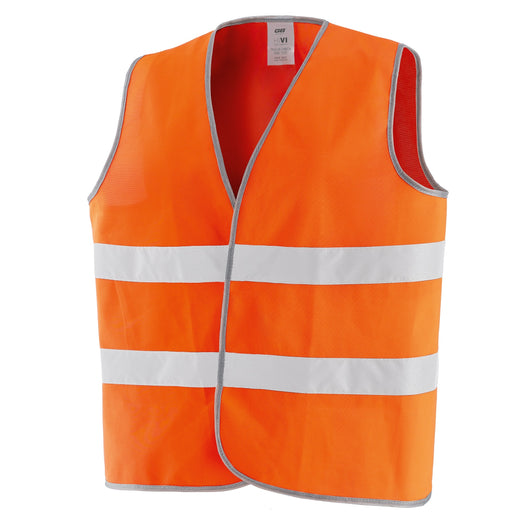 GILET ALTA VISIBILITA ARANCIONE TG. U