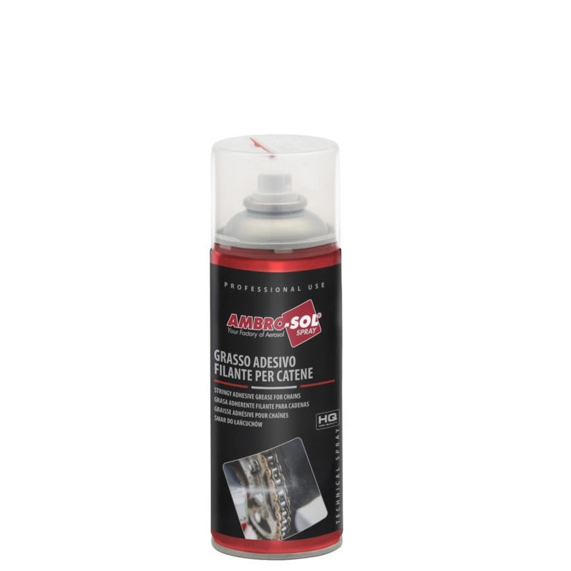 GRASSO ADESIVO FILANTE 400ML SPRAY PER CATENE MOTO