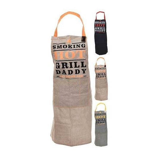 GREMBIULE DA CUCINA IN COTONE IN 3 COLORI