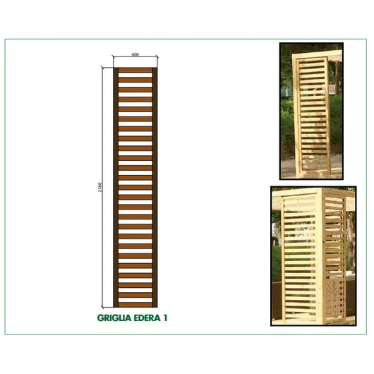 GRIGLIATO EDERA 218X40CM